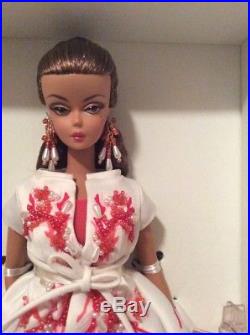 Palm Beach Coral Silkstone Barbie Doll2009 Gold Label Mattel R4535 Nrfb