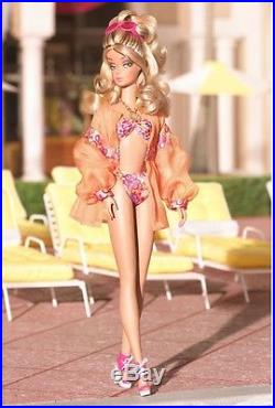 Palm Beach Swim Suit Barbie Silkstone Doll Gold Label