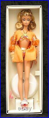 Palm Beach Swim Suit Silkstone Barbie BFMC NRFB 2010 Gold 8,000 WW Mattel R4483