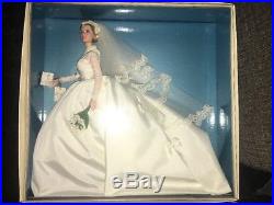 Rare GRACE KELLY THE BRIDE 2011 SILKSTONE Barbie Gold Label BFMC Doll T7942 NRFB