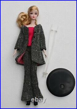 Rare Ooak Fashion Silkstone Barbie Club Doll Blush & Gold In A Model Suit