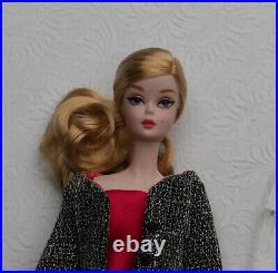 Rare Ooak Fashion Silkstone Barbie Club Doll Blush & Gold In A Model Suit