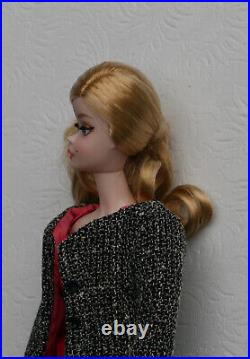 Rare Ooak Fashion Silkstone Barbie Club Doll Blush & Gold In A Model Suit