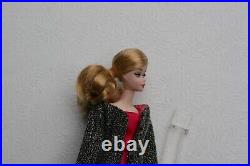 Rare Ooak Fashion Silkstone Barbie Club Doll Blush & Gold In A Model Suit