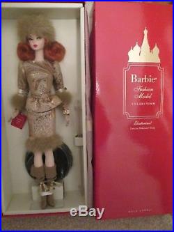 Rare Russian Collection Ekaterina Silkstone Barbie Gold Label NRFB LE3500