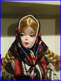 Rare Russian Mila Silkstone Barbie Doll Mattel 2010 Gold Label