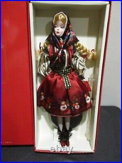 Rare Russian Mila Silkstone Barbie Doll Mattel 2010 Gold Label