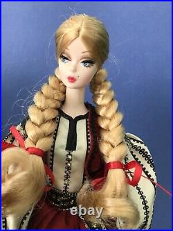 Rare! Silkstone Barbie MILA Russian Collection Gold Label 2010
