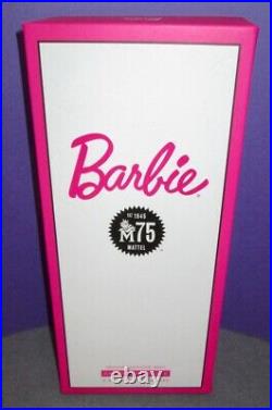 SIGNED 75th Anniversary Brunette Silkstone #1 Repro Barbie Convention Doll NRFB