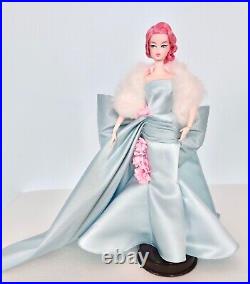 SILKSTONE BARBIE Delphine COMPLETE OUTFIT GOWN SHOES BOA fits Poppy Parker IT