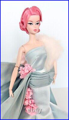 SILKSTONE BARBIE Delphine COMPLETE OUTFIT GOWN SHOES BOA fits Poppy Parker IT