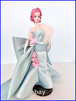 SILKSTONE BARBIE Delphine COMPLETE OUTFIT GOWN SHOES BOA fits Poppy Parker IT