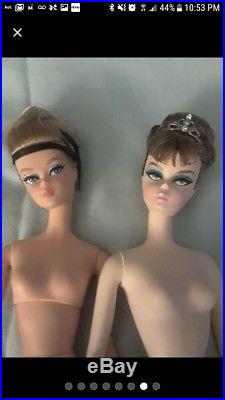 SILKSTONE BARBIE party dress and cocktail dress 2 NUDE DOLLS BOTH MINT