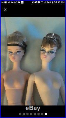 SILKSTONE BARBIE party dress and cocktail dress 2 NUDE DOLLS BOTH MINT