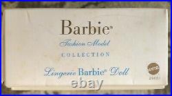 SILKSTONE Barbie LINGERIE #3 Long Black Hair 2000 #29641 NRFB