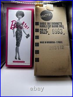 Silkstone Barbie 1961 Brownette Bubble Cut Anniversary 1 Of 20,000 Sold World