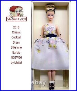 Silkstone Barbie 2016 Classic Cocktail Dress DGW56 by Mattel (New) D-2353-LRC