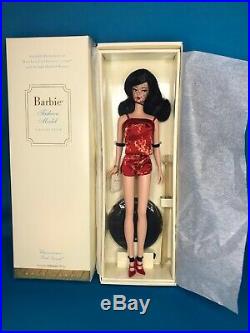 Silkstone Barbie Chinoiserie Red Sunset Asian Doll Long Flip
