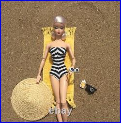 Silkstone Barbie Doll, Beach Fashion & Stand