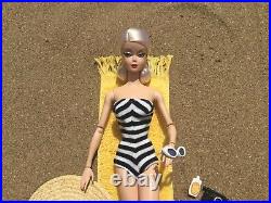 Silkstone Barbie Doll, Beach Fashion & Stand