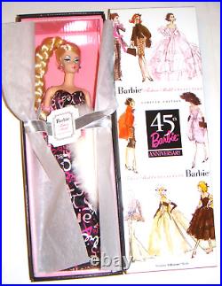 Silkstone Barbie Doll Blonde 45th Anniversary Gold Label NRFB