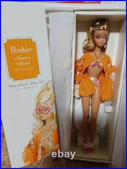 Silkstone Barbie Doll- Palm Beach Swim Suit Beautiful