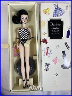 Silkstone Barbie Doll Platinum Raven hair Debut Fashion Model by Mattel NRFB NEW