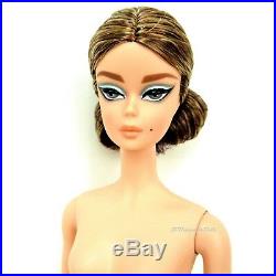 Silkstone Barbie Fashion Model Collection Blue Chiffon Doll New Nude
