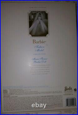 Silkstone Barbie Fashn Doll Maria Therese Wedding Bride 2001 Ltd Ed Nfrb Mint