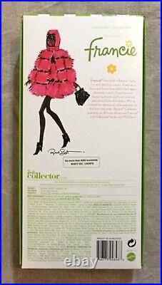Silkstone Barbie Francie Fuchsia'N Fur (AA) NRFB Doll Rare Near Mint 2012 JP