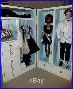 Silkstone Barbie Wardrobe with Barbie and Ken doll full of fashions set 2