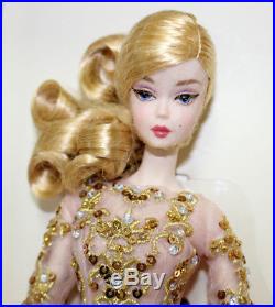 Silkstone Blush & Gold Cocktail dress Barbie Doll #DWF55, 2017 NRFB