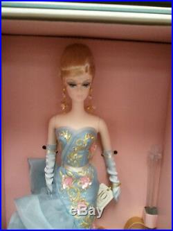 Silkstone Body BFMC 10 Years Ruffled Gown Tribute Barbie Doll & Earrings