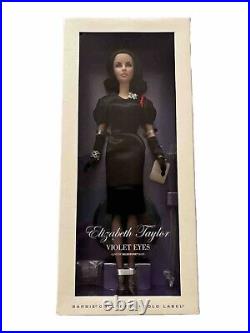 Silkstone Elizabeth Taylor Violet Eyes Doll Mattel Gold label Barbie Fashion NEW