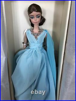 Silkstone Gold Label BFMC Poseable Blue Chiffon Barbie Doll & Necklace