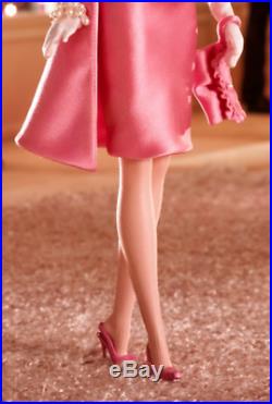 Silkstone Movie Mixer Gold Label Barbie Doll & Beautiful Pink Dress Accessories