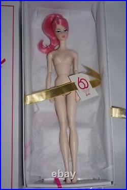 Silkstone Proudly Pink Barbie Mattel doll rare FMC 60th Anniversary nude