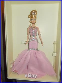 Soriee Pink Dress Silkstone Barbie Platnum Label-2007-nrfb-htf-m# 6195