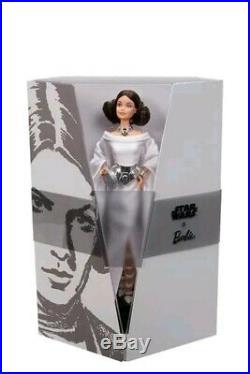 Star Wars Barbie NEW Princess Leia 2019 Gold Label Doll Mattel IN STOCK