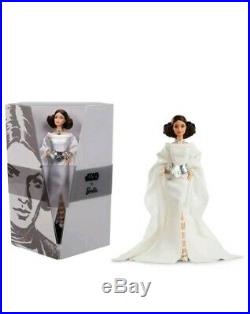 Star Wars Barbie NEW Princess Leia 2019 Gold Label Doll Mattel IN STOCK