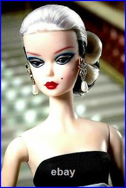 Stunning Black and White Forever Silkstone Barbie Doll NRFB EXCEPTIONAL