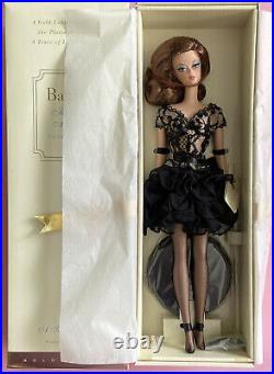 TRACE OF LACE 2005 Silkstone BFMC Barbie Gold Label BLACK LACE DRESS G7212 NRFB