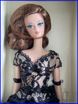 TRACE OF LACE 2005 Silkstone BFMC Barbie Gold Label BLACK LACE DRESS G7212 NRFB