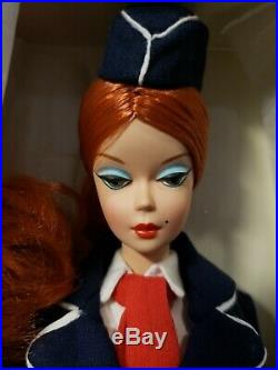 The Stewardess Silkstone Barbie Doll Gold Label Mattel J4256 Nrfb