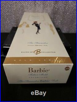 The Stewardess Silkstone Barbie Doll Gold Label Mattel J4256 Nrfb