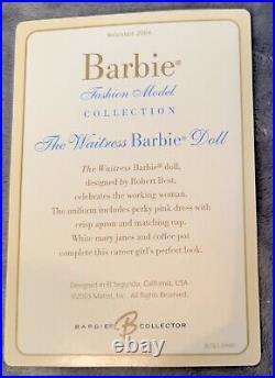 The Waitress Silkstone Fashion Model Barbie Robert Best Mattel 2005 NRFB J8763