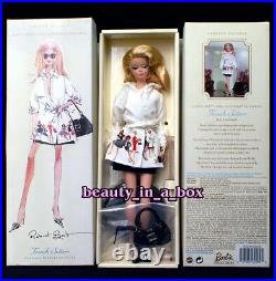 Trench Setter Silkstone Barbie Doll Fashion Model Collection Designer EXC Box