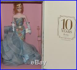 Tribute 10 Years Silkstone Fashion Model Barbie Doll 2010 NRFB #T2155 Gold Label