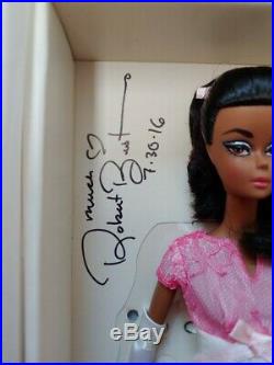 Us Convention Silkstone Barbie Nrfb Signed By Robert Best Platinum Label Aa