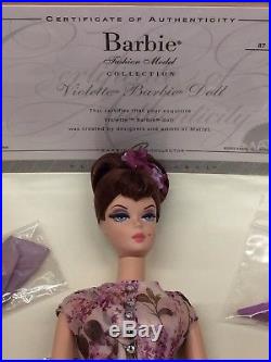 VIOLETTE Silkstone Barbie MIB LE 999 PLATINUM LABEL VHTF